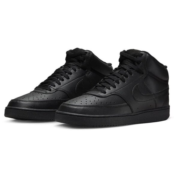 Nike Mens Court Vision Mid Black/Black NN Basketball Shoes, DN3577-003 main image 5